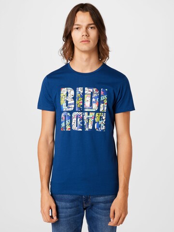 BIDI BADU - Camiseta funcional 'Ilon' en azul: frente