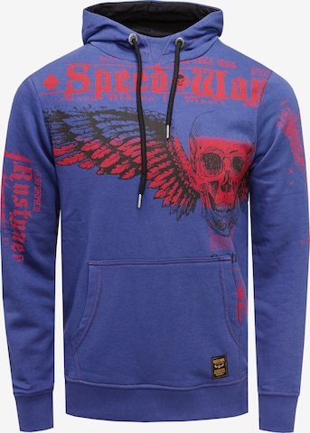 Rusty Neal Sweatshirt in Blauw: voorkant