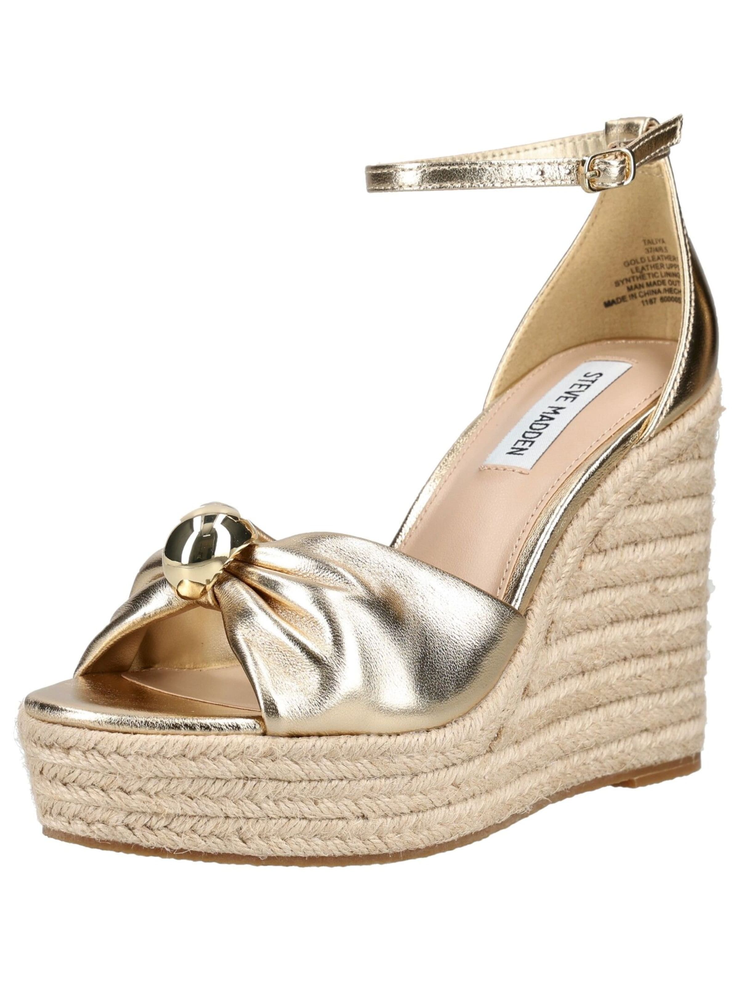 STEVE MADDEN Riemensandale in Gold: Vorderseite