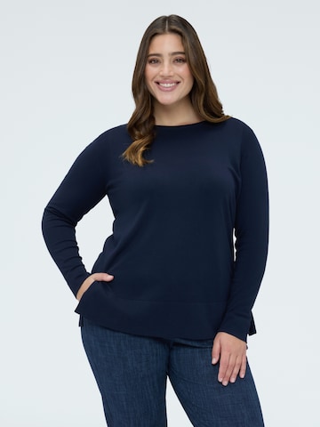 Pullover di Fiorella Rubino in blu: frontale