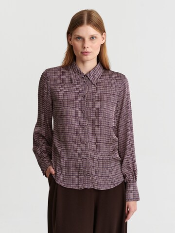 Camicia da donna 'Echo' di TATUUM in lilla: frontale