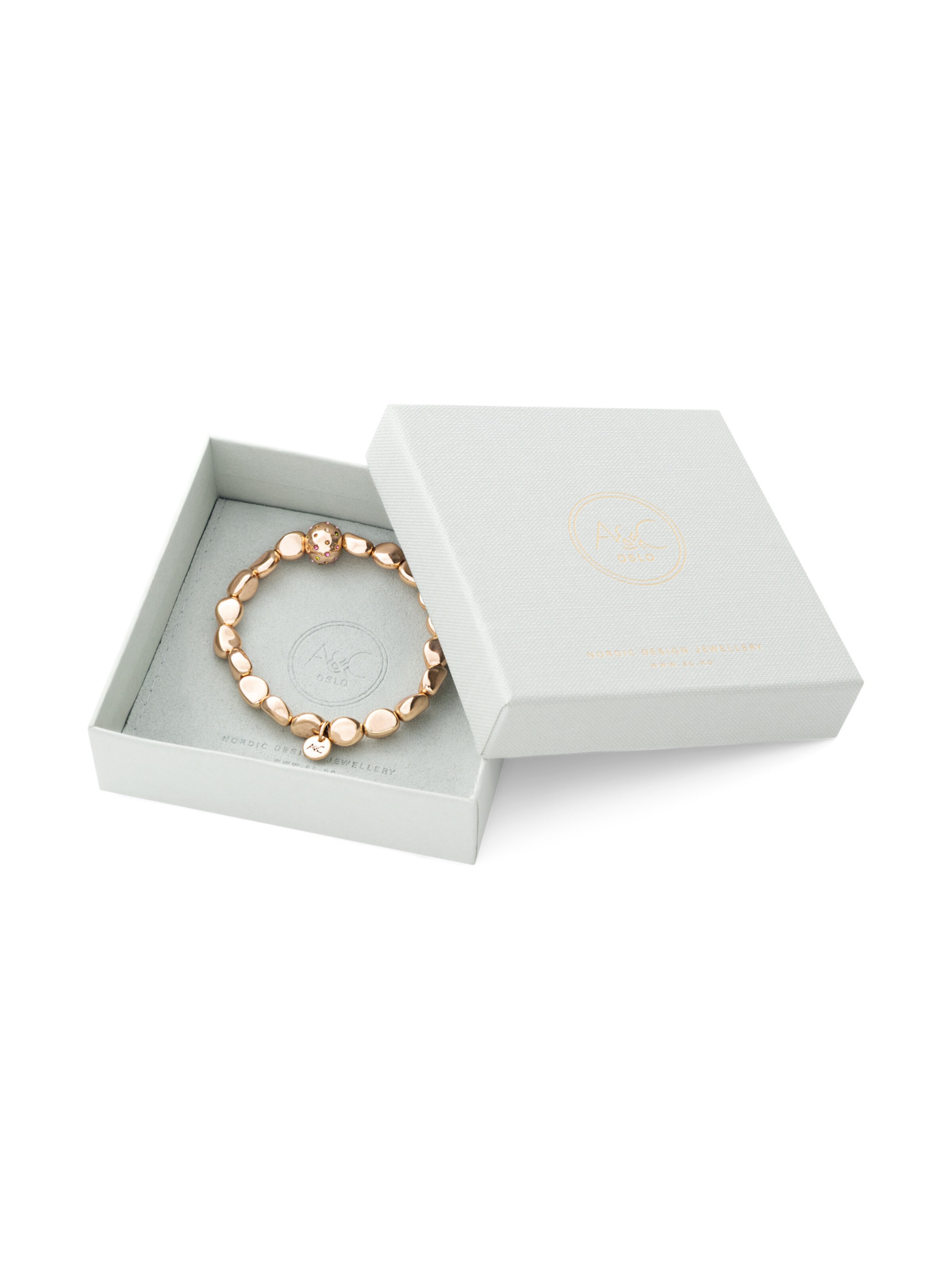 A&C Oslo – Nordic Design Jewellery Armband 'Shimmer G' in Goud