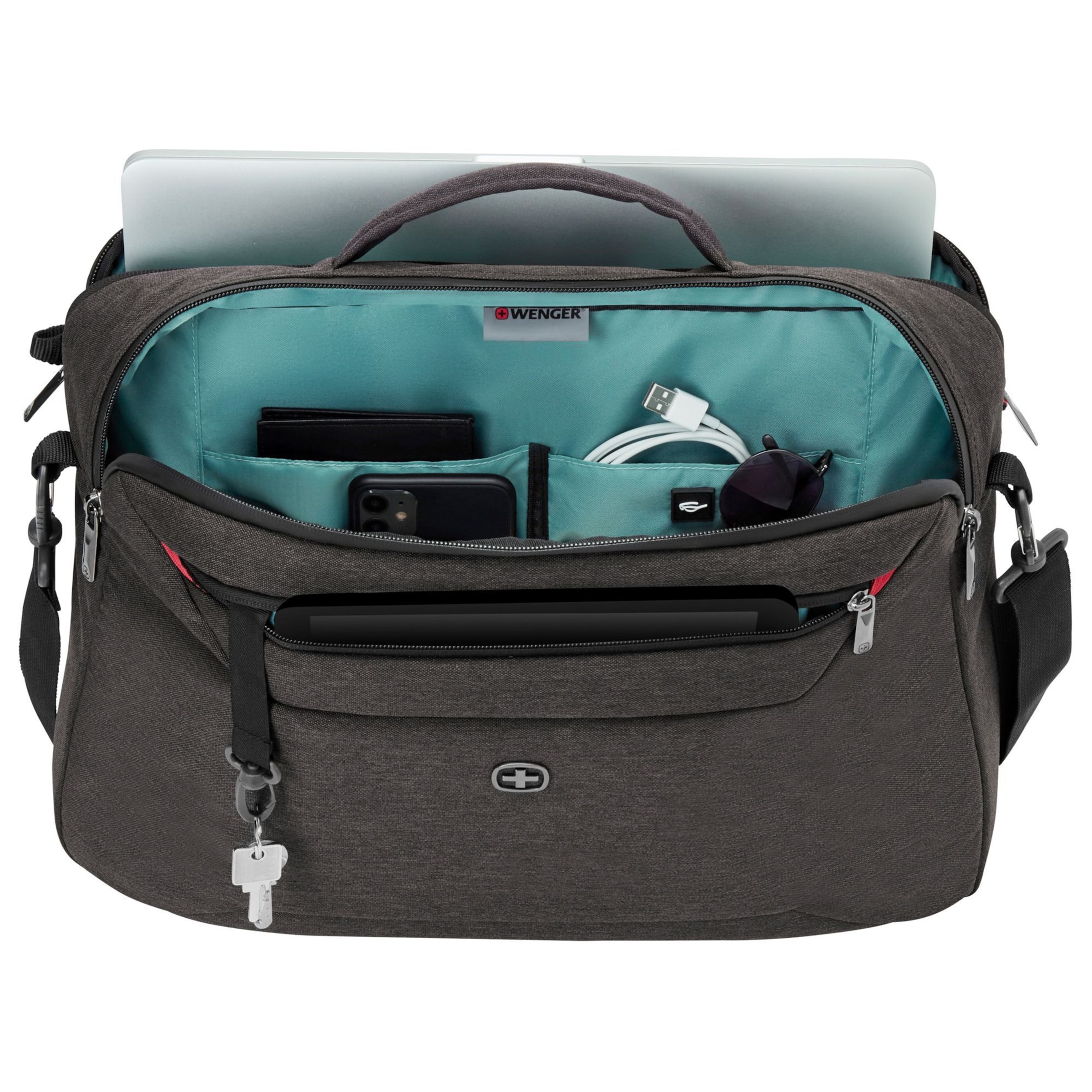 Borsa portadocumenti 'MX Commute' di WENGER in nero