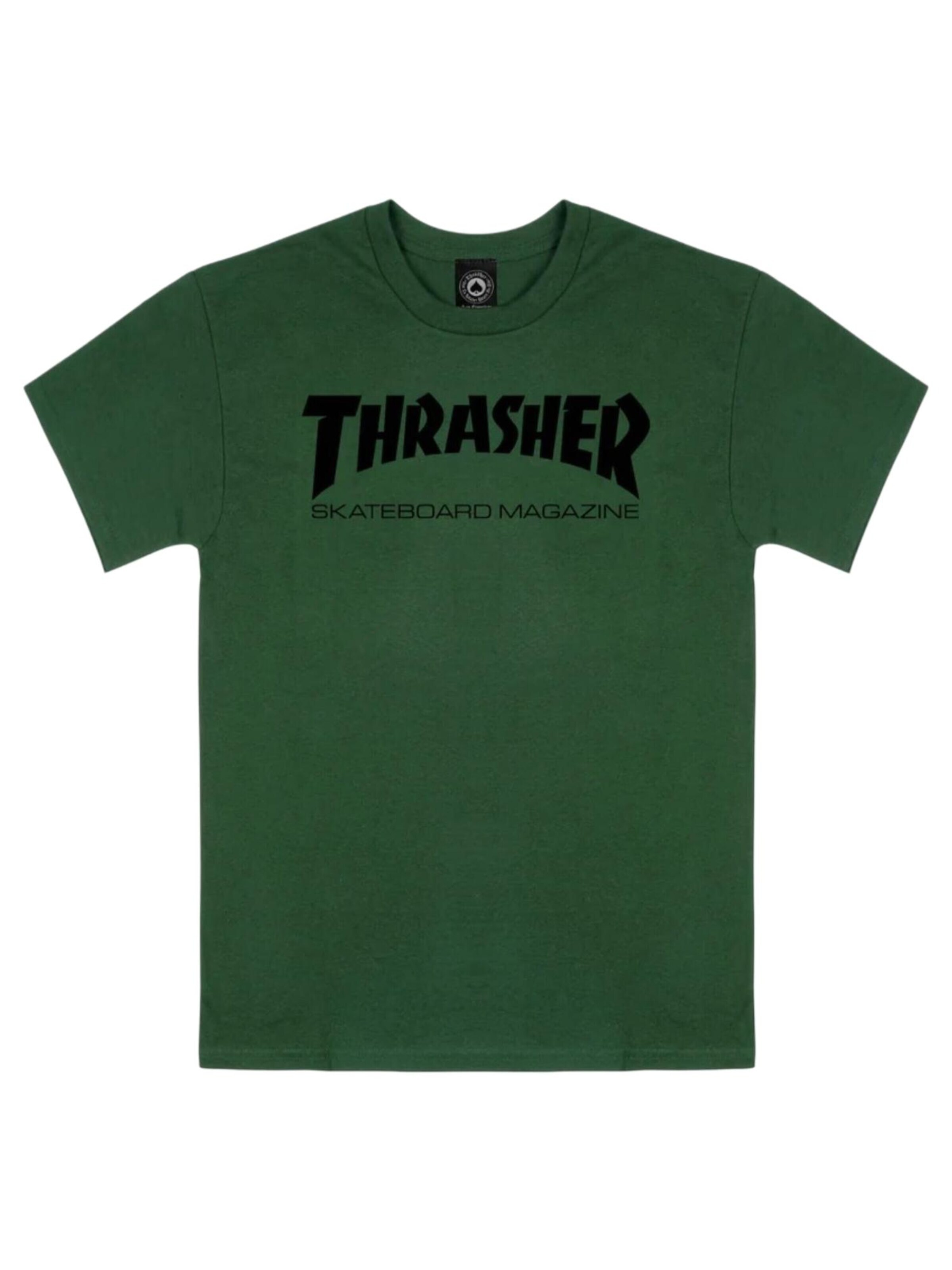 THRASHER Tričko 'SKATE MAG T-SHIRT' - Zelená: predná strana