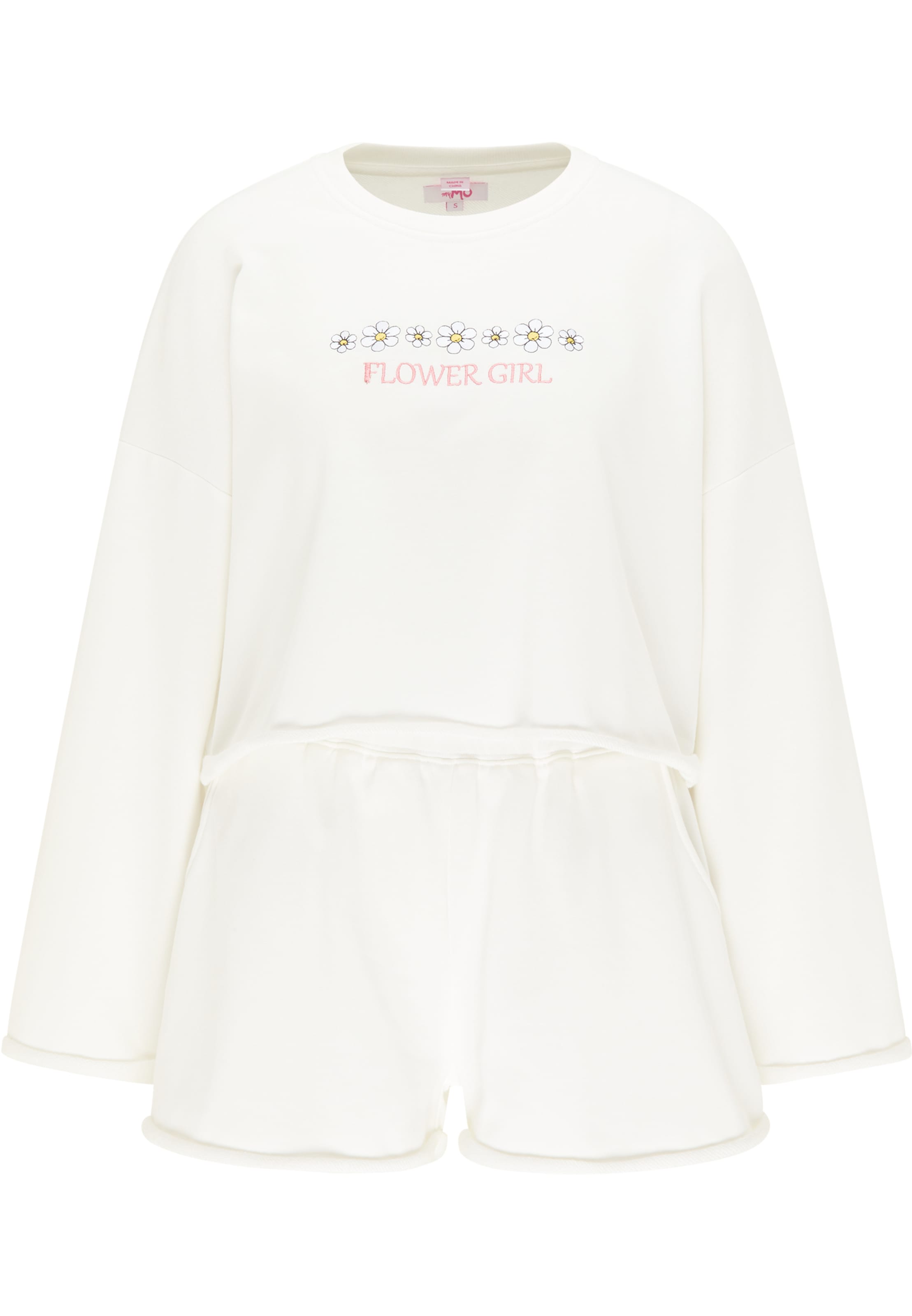 balta MYMO Vienos dalies kostiumas: priekis