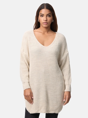 Elara Pullover i beige: forside