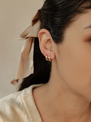 Hey Happiness Earrings 'Mini Dome' in Gold