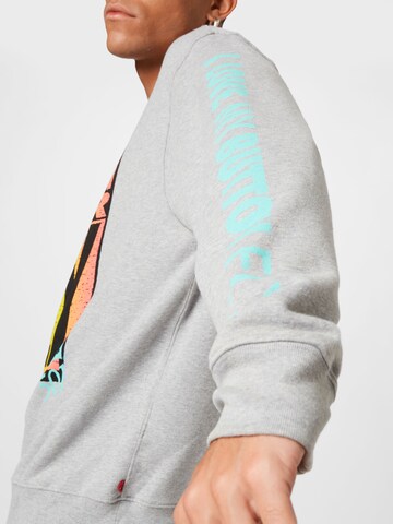 Coupe regular Sweat-shirt 'Relaxd Graphic Crew' LEVI'S ® en gris