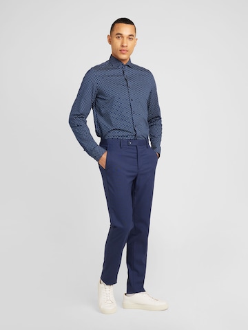 OLYMP Regular fit Overhemd in Blauw