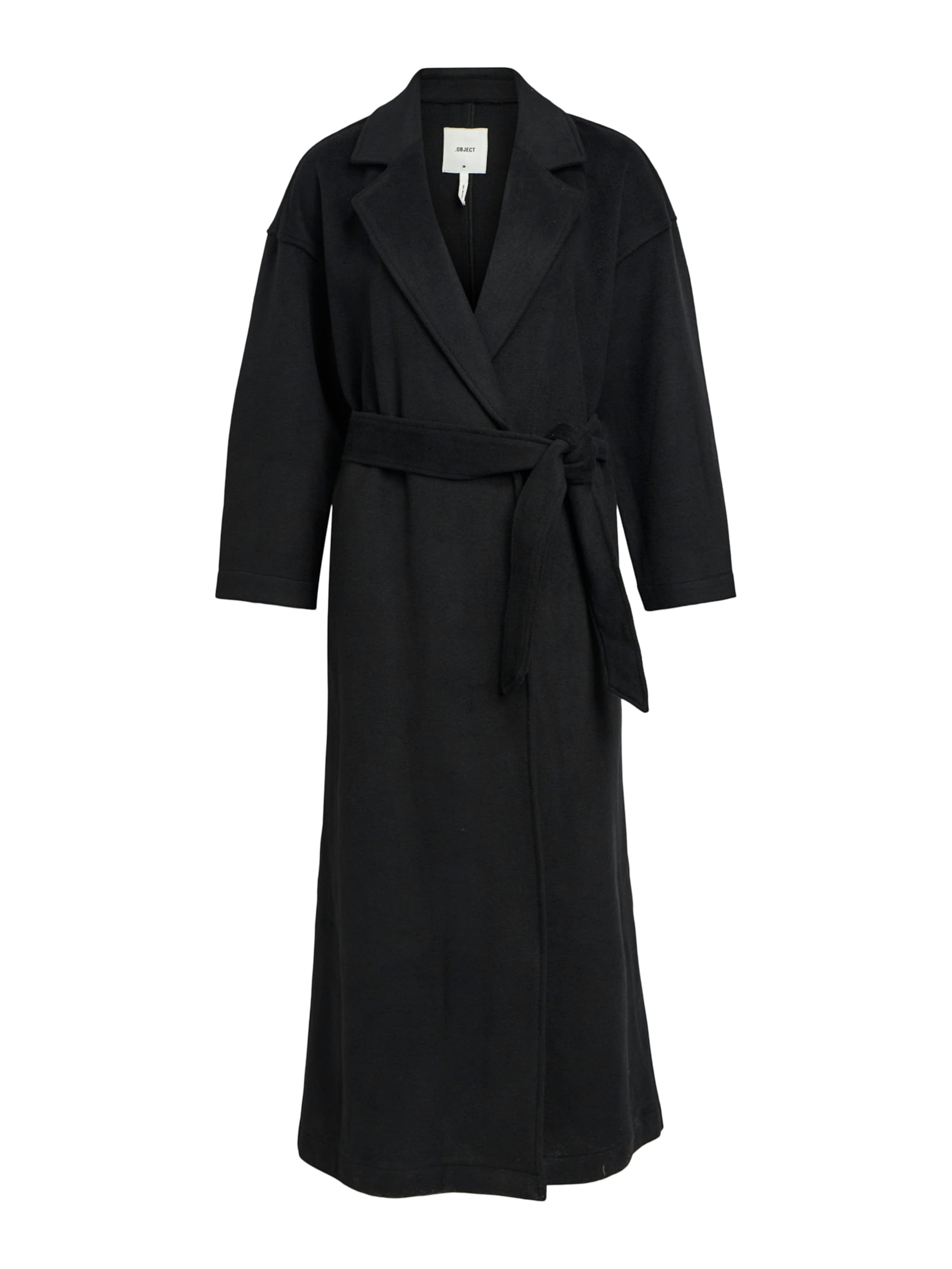 OBJECT Abrigo de entretiempo en negro, Vista del producto