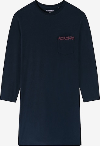 Pyjama court ' Comfort Nightwear ' SCHIESSER en bleu : devant