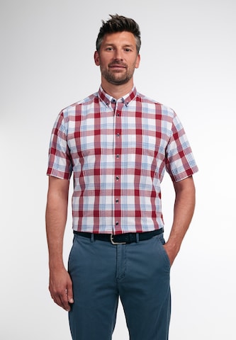 ETERNA Regular fit Button Up Shirt in Red: front