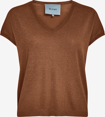 minus Top 'Carlina' in Brown: front
