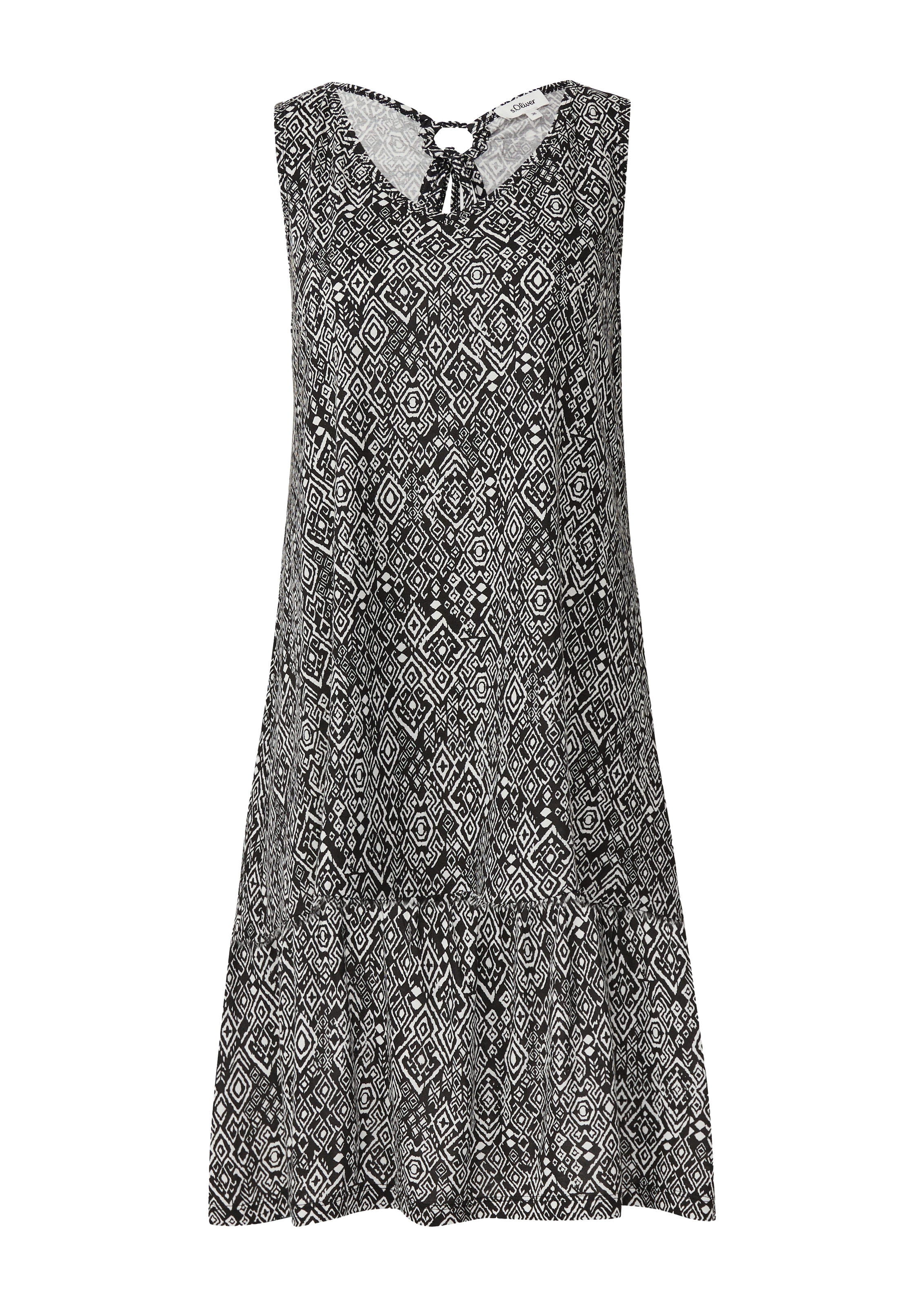 s.Oliver Sommerkleid in Schwarz: Vorderseite