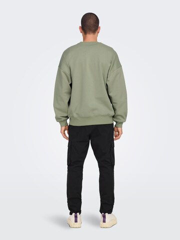 Only & Sons Sweatshirt 'Ceres' in Grün