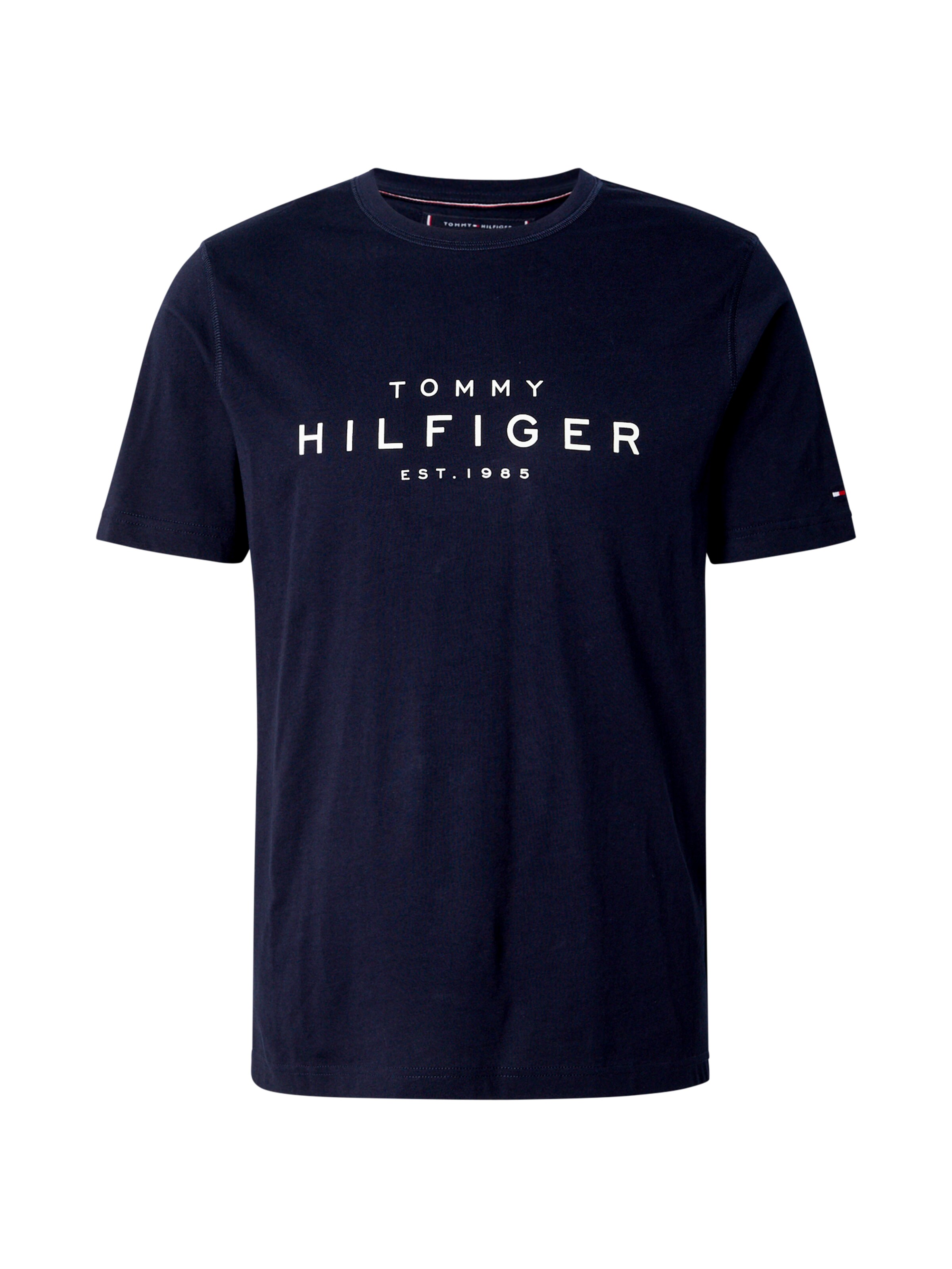 T-Shirt TOMMY HILFIGER en bleu : devant