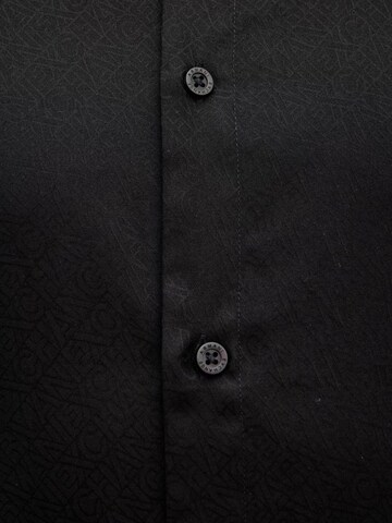Regular fit Camicia di ARMANI EXCHANGE in nero