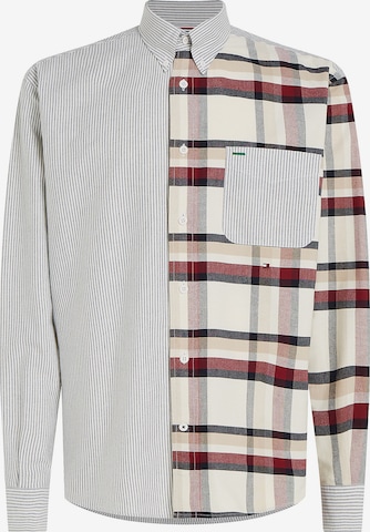 TOMMY HILFIGER - Comfort Fit Camisa em bege: frente