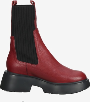 Wonders Chelsea Boots in Red