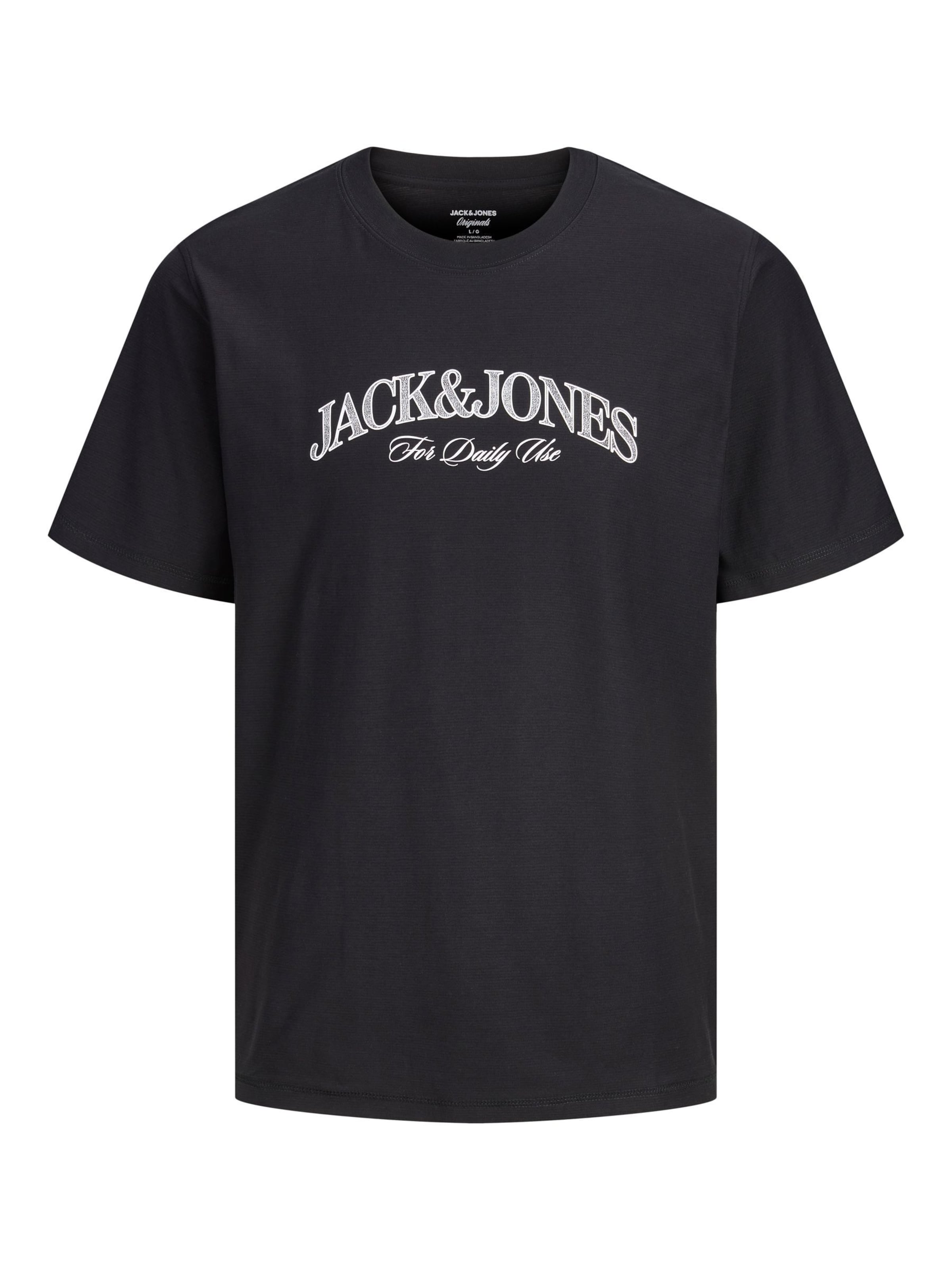 Jack & Jones Plus Shirt 'JORCassis' in Black: front