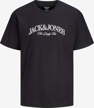 Jack & Jones Plus - Camiseta 'JORCassis' en negro: frente
