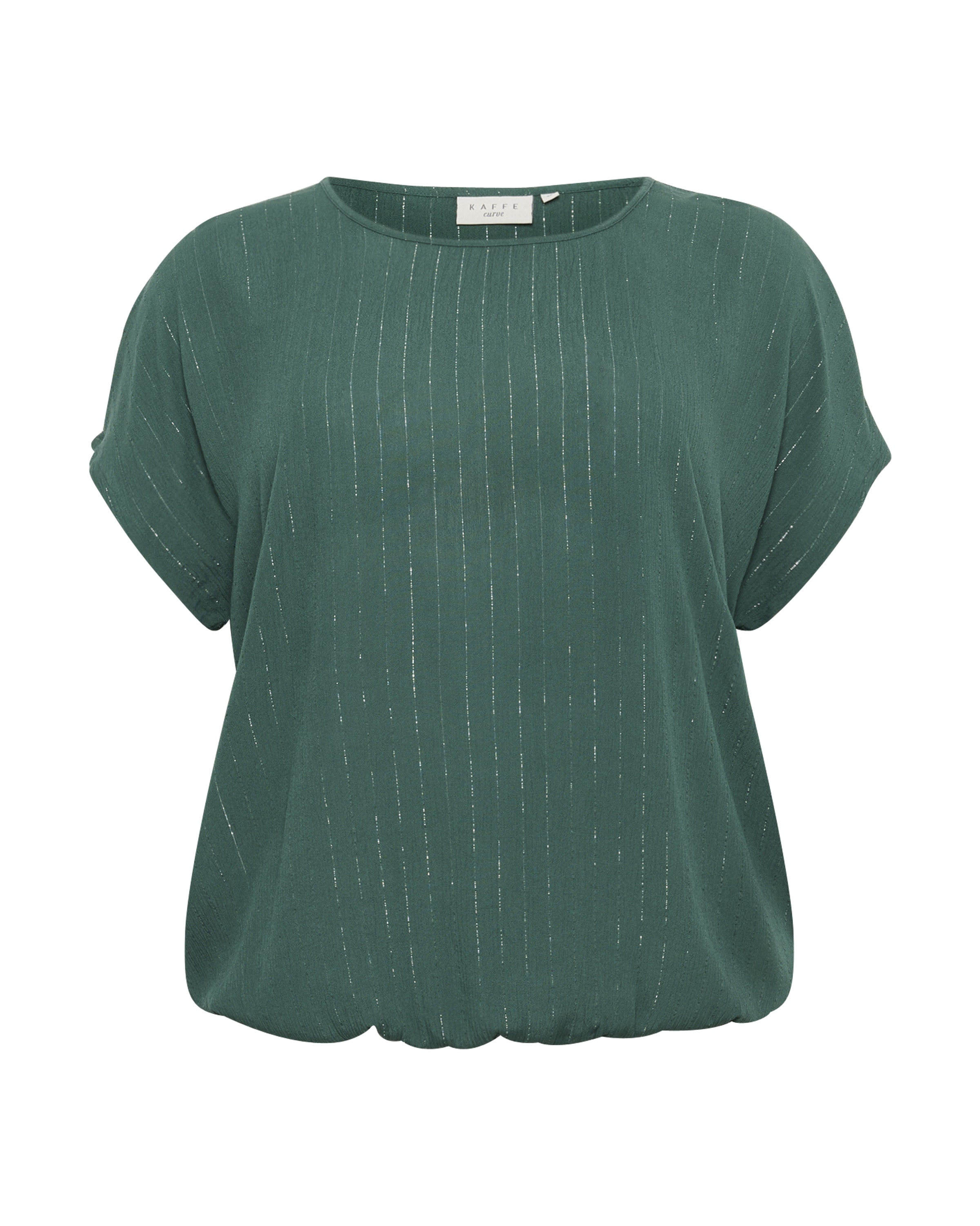 KAFFE CURVE - Blusa en verde: frente