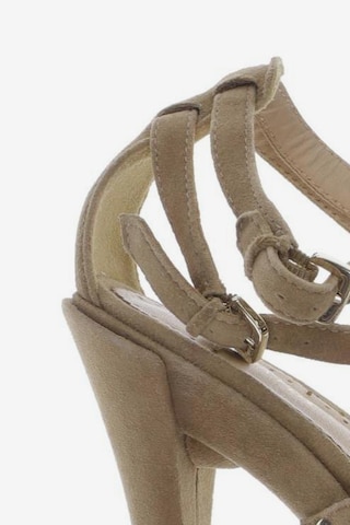 PATRIZIA PEPE Sandals & High-Heeled Sandals in 37 in Beige