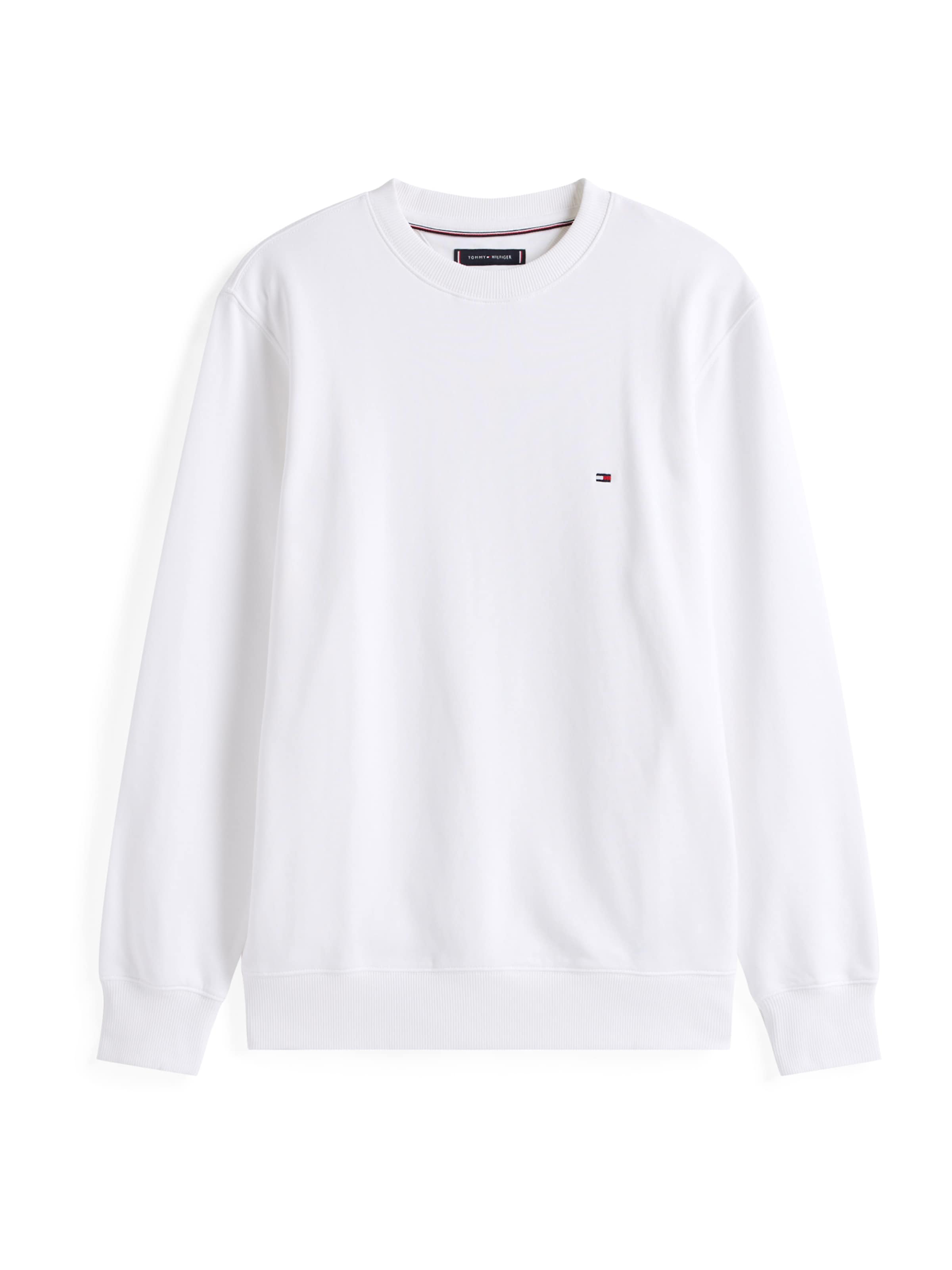 Felpa &#x27;ESSENTIAL&#x27; di TOMMY HILFIGER in bianco: frontale