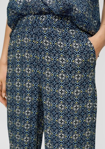 s.Oliver Wide leg Broek in Blauw