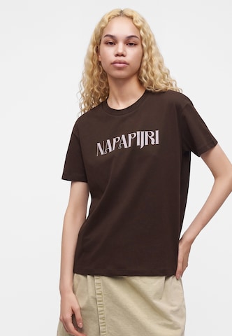 NAPAPIJRI - Camiseta 'S-BLISS' en marrón