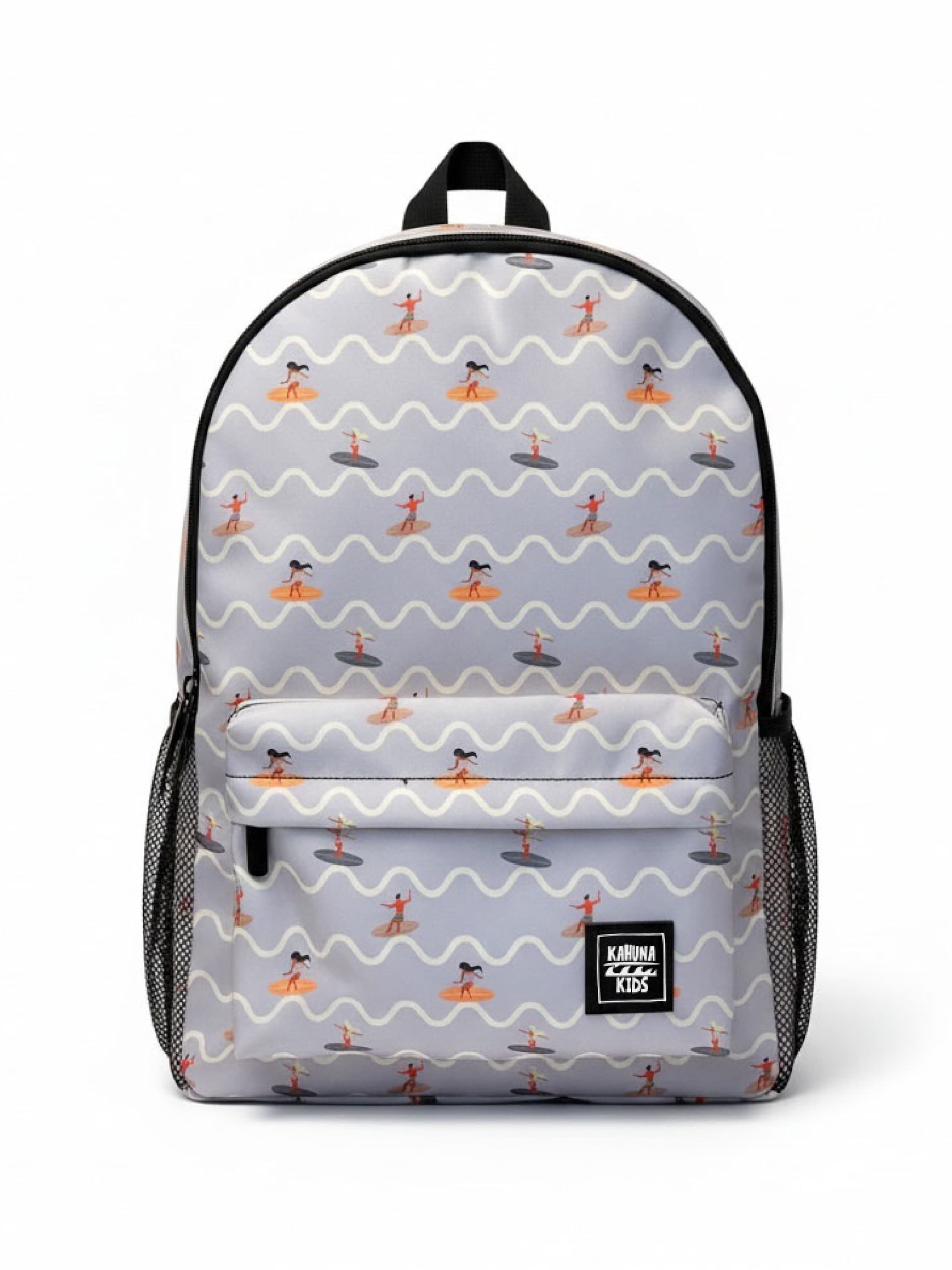 Kahuna Kids Backpack in Grey: front
