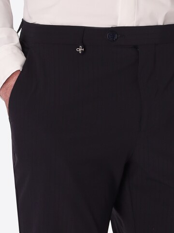 Distretto12 Regular Chino 'CARRUBO' in Zwart