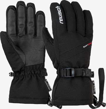 REUSCH Athletic Gloves 'Outset R-TEX® XT' in Black: front