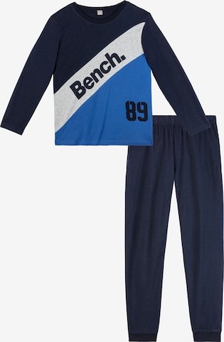 Pigiama di BENCH in blu: frontale