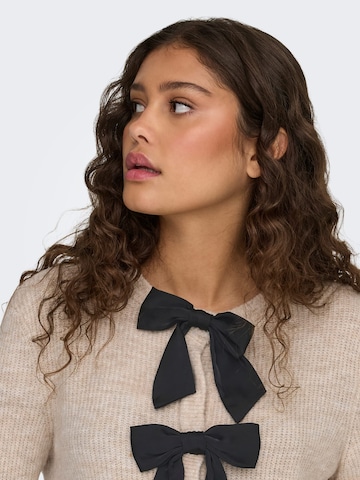 Jaqueline de Yong Gebreid vest 'Jolene' in Beige