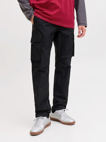 regular Pantaloni cargo 'JPSTKANE IVAN' di JACK & JONES in nero: frontale