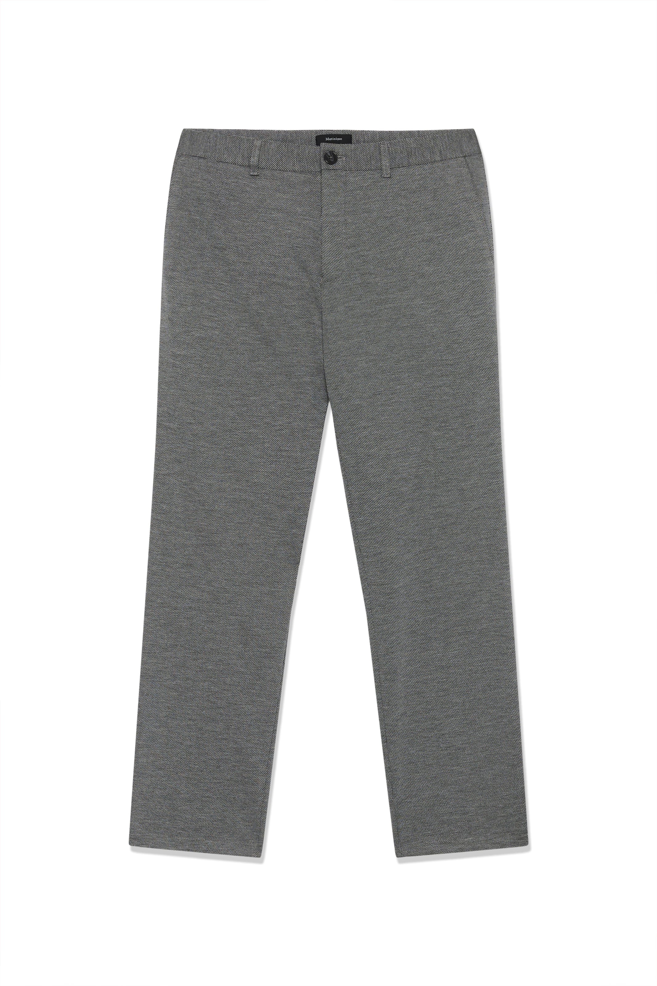 Matinique Regular Chino trousers 'MAWesley' in Grey: front