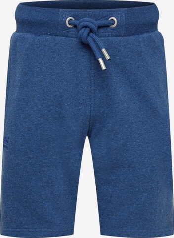 Pantaloni di Superdry in blu: frontale