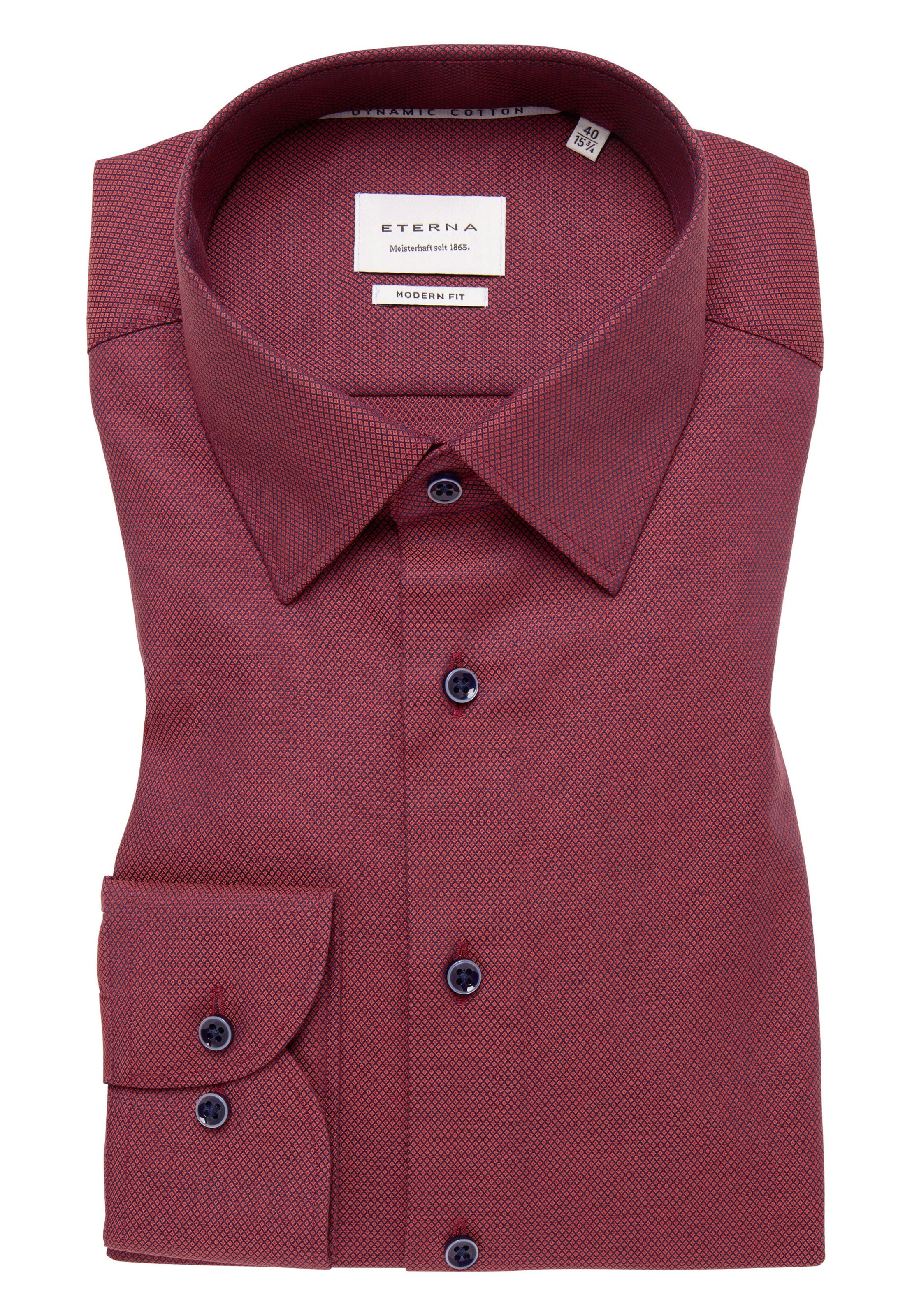 ETERNA Regular Fit Hemd in Rot