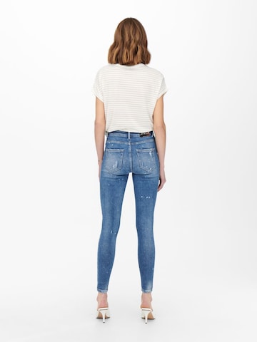 ONLY Skinny Jeans 'Mila Life' in Blau