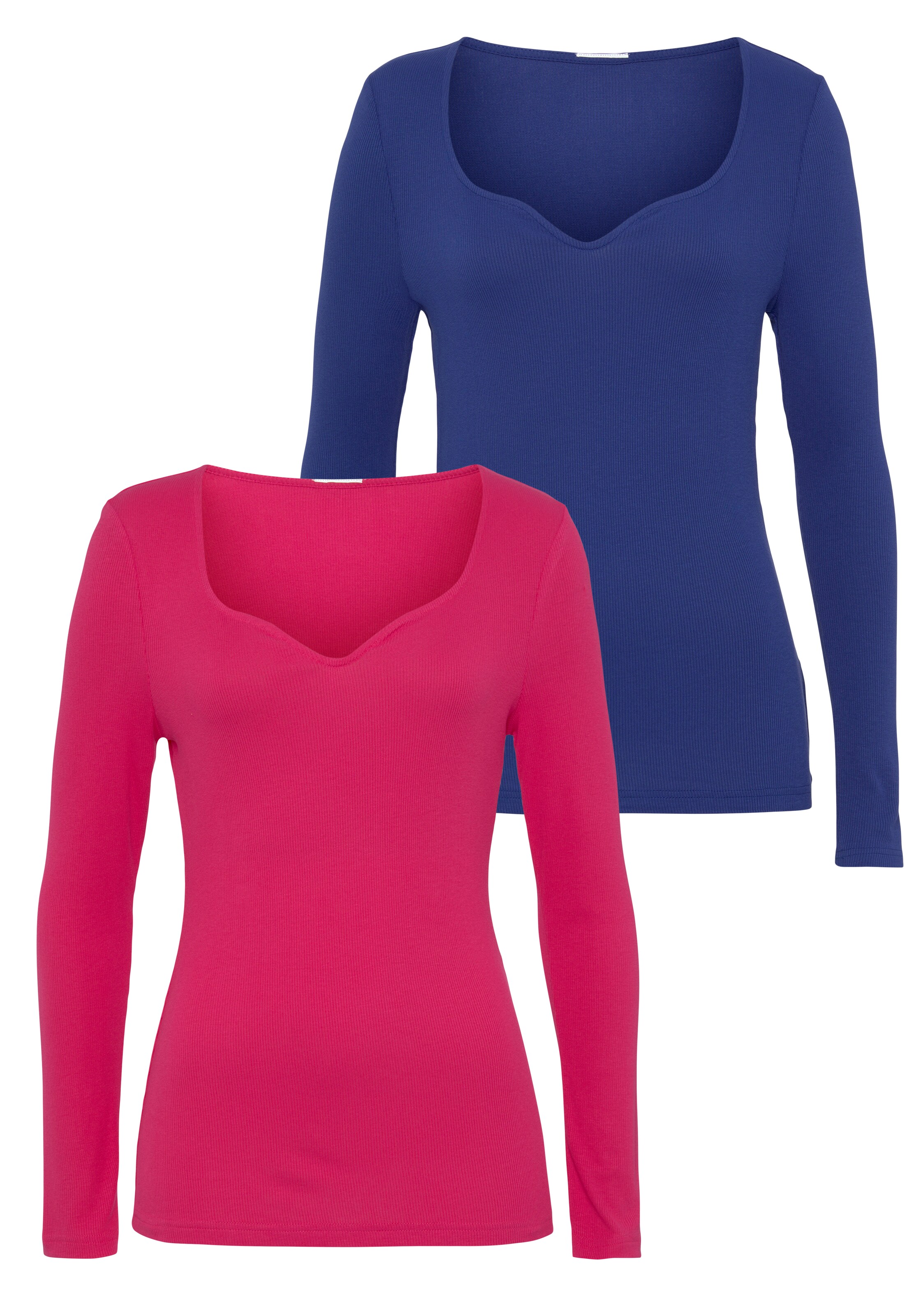 T-shirt VIVANCE en bleu : devant