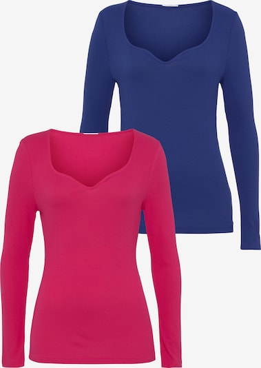 Tricou VIVANCE pe albastru / roz, Vizualizare produs