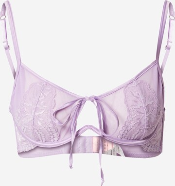 Balconcino Reggiseno 'Hallie' di Hunkemöller in lilla: frontale