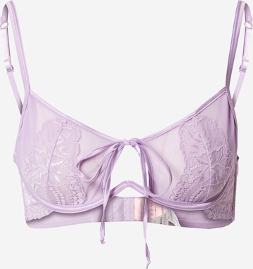 Hunkemöller Balconette Melltartó 'Hallie' - lila: elől