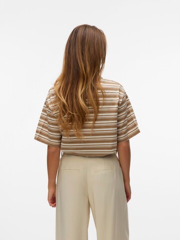 VERO MODA Poloshirt 'VMMaren' in Braun