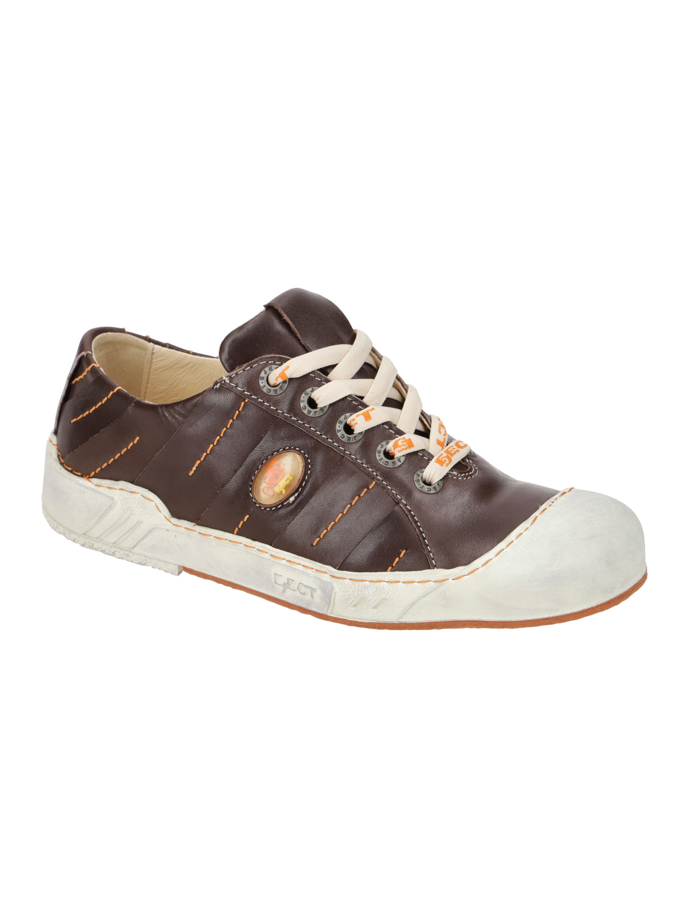 EJECT Lace-up shoe 'Puzzle' in Brown: front