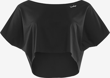 T-shirt fonctionnel 'DT104' Winshape en noir : devant