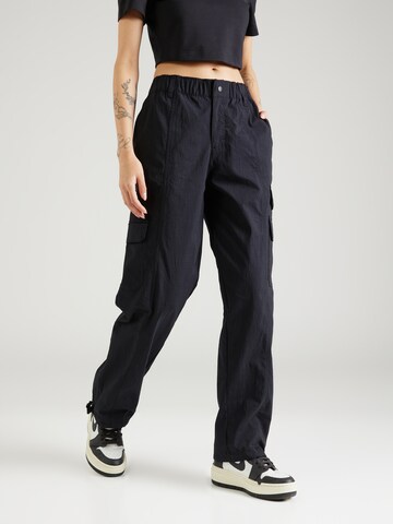 Regular Pantalon cargo Jordan en noir : devant