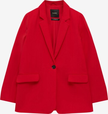 Blazer Pull&Bear en rouge : devant