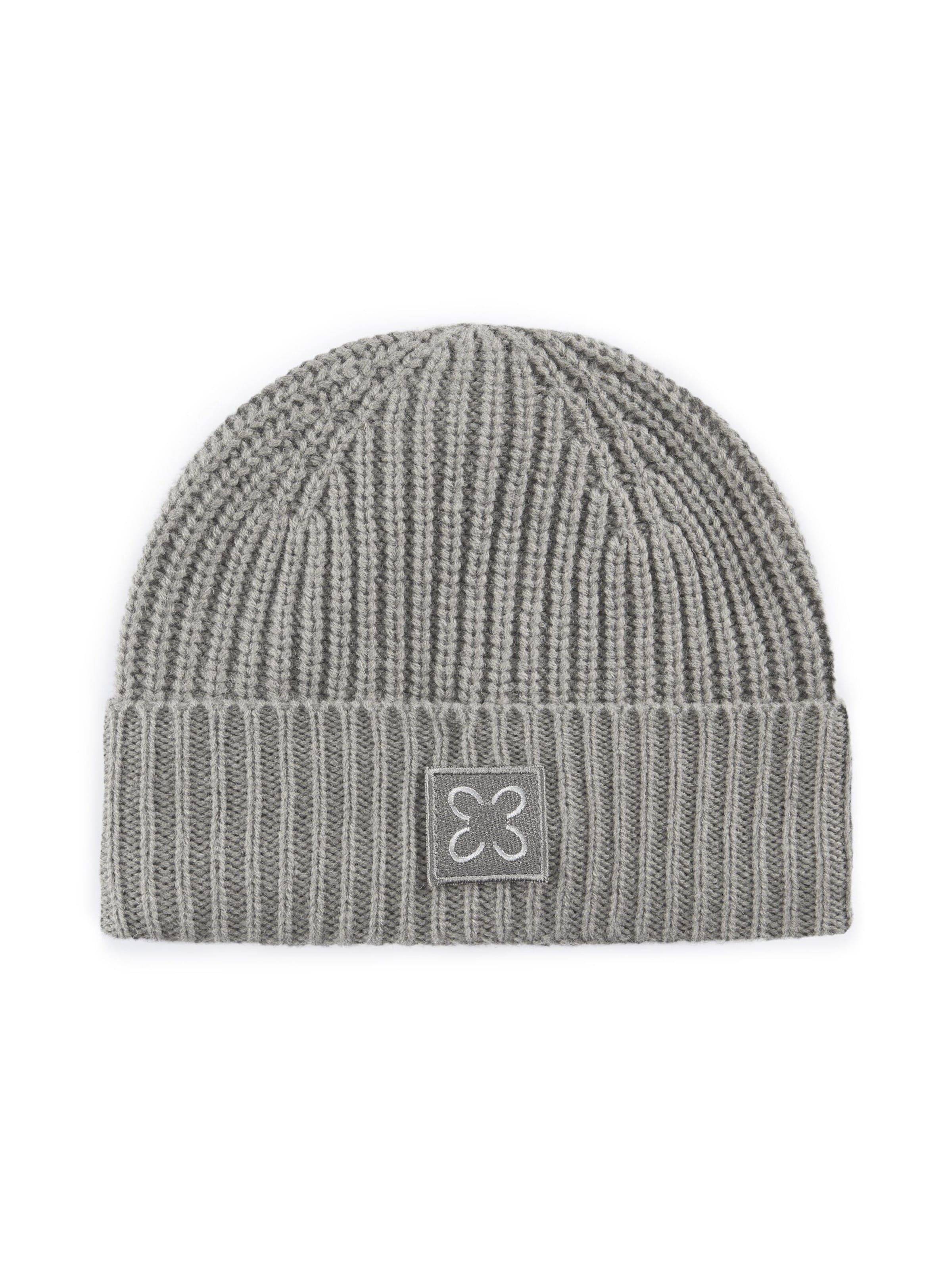 CODELLO Beanie in Grey: front